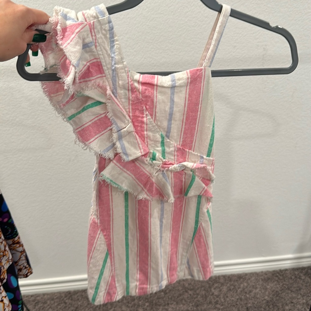 Girls Habitual Linen Dress